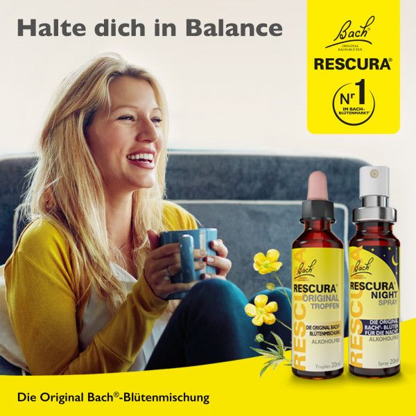 bodyguardapotheke Bach RESCURA® Tropfen mit Alkohol 10ml Exklusivangebot