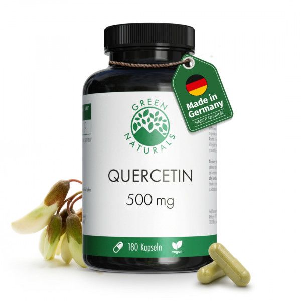 bodyguardapotheke GREEN NATURALS® Quercetin 500 mg hochdosiert vegan Muttertagsangebot