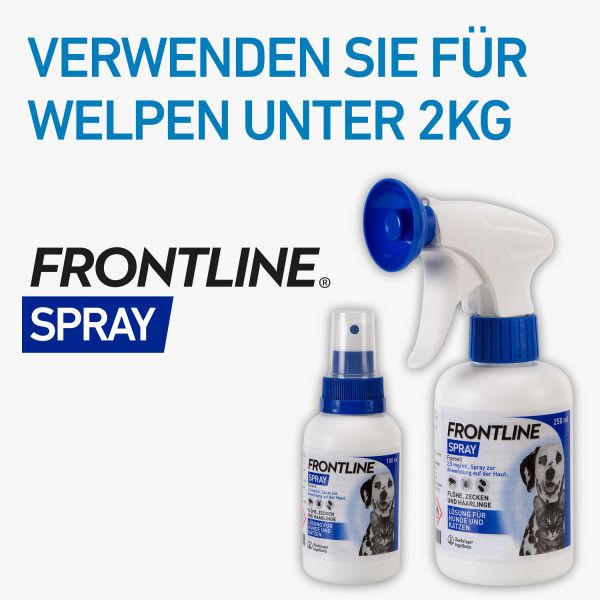 bodyguardapotheke FRONTLINE Spray gegen Zecken und Flöhe für Hunde und Katzen Wochenangebot