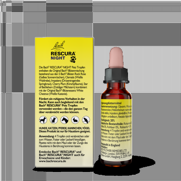 bodyguardapotheke BACHBLÜTEN Original Rescura Night Pets Tro.alk.fr Bis zu 50% Rabatt