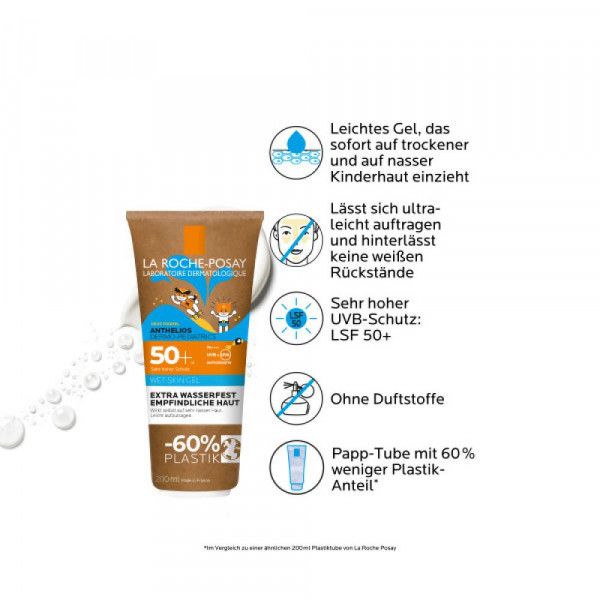 bodyguardapotheke LA ROCHE-POSAY Anthelios Dermo-Pediat.Wet Skin Gel im Angebot