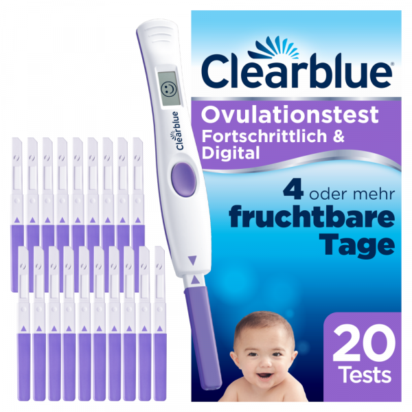 bodyguardapotheke CLEARBLUE Ovulationstest fortschrittlich & digital Kostenloser Versand