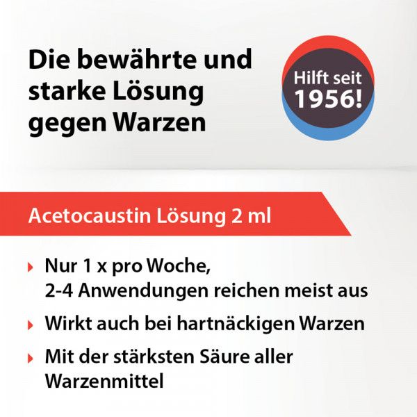 bodyguardapotheke ACETOCAUSTIN Lösung Warzenmittel Limitierter Zeitrabatt