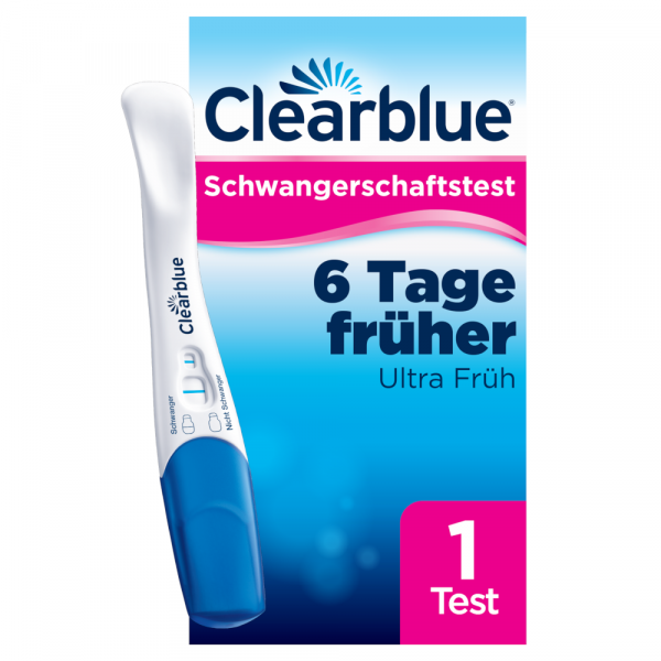 bodyguardapotheke CLEARBLUE Schwangerschaftstest frühe Erkennung Versandkostenfrei