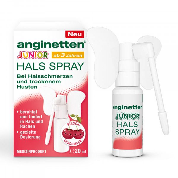 bodyguardapotheke ANGINETTEN Halsspray Junior ab 3 Jahren Großer Ausverkauf