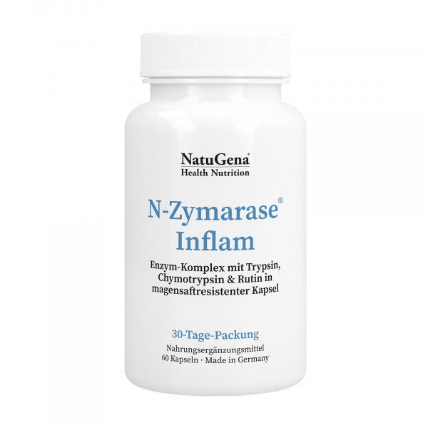 bodyguardapotheke N-ZYMARASE Inflam Enzym-Komplex+Rutin Kapseln Begrenzte Freigabe