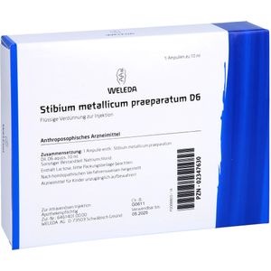 bodyguardapotheke STIBIUM METALLICUM PRAEPARATUM D 6 Ampullen Neueste Stile