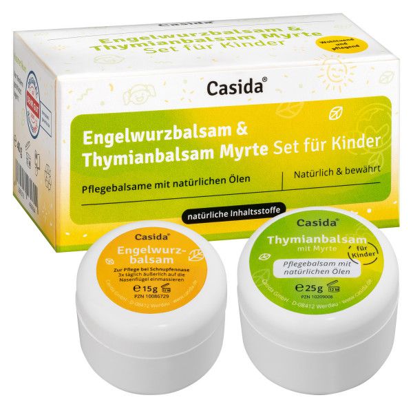 bodyguardapotheke ENGELWURZBALSAM & Thymianbalsam m.Myrte Kinder Set Valentinstagsangebot