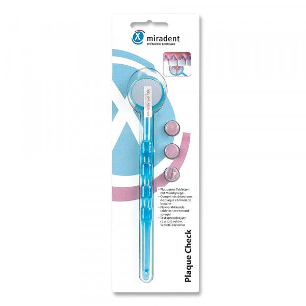 bodyguardapotheke MIRADENT Plaquetest Mira2+Spiegel blau transparent Tägliche Deals