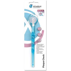 bodyguardapotheke MIRADENT Plaquetest Mira2+Spiegel blau transparent Tägliche Deals