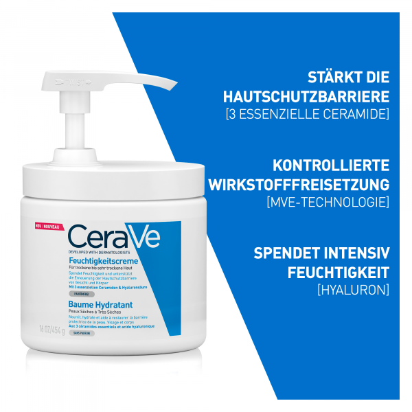 bodyguardapotheke CERAVE Feuchtigkeitscreme Pumpe Speichern exportieren
