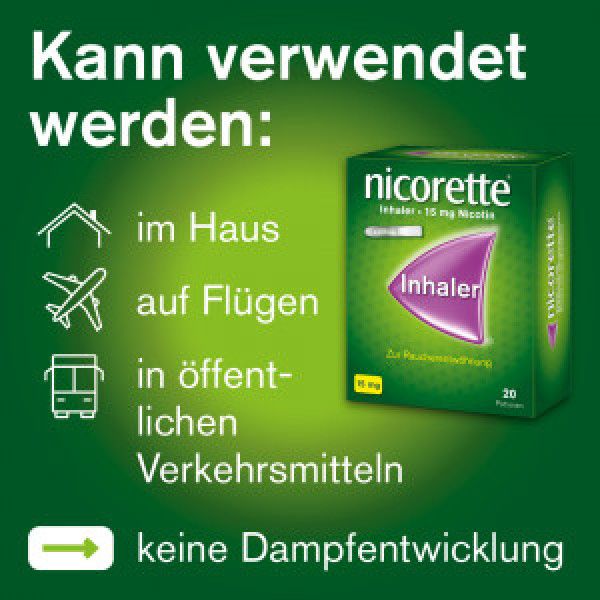 bodyguardapotheke NICORETTE Inhaler 15 mg Limitierter Zeitrabatt