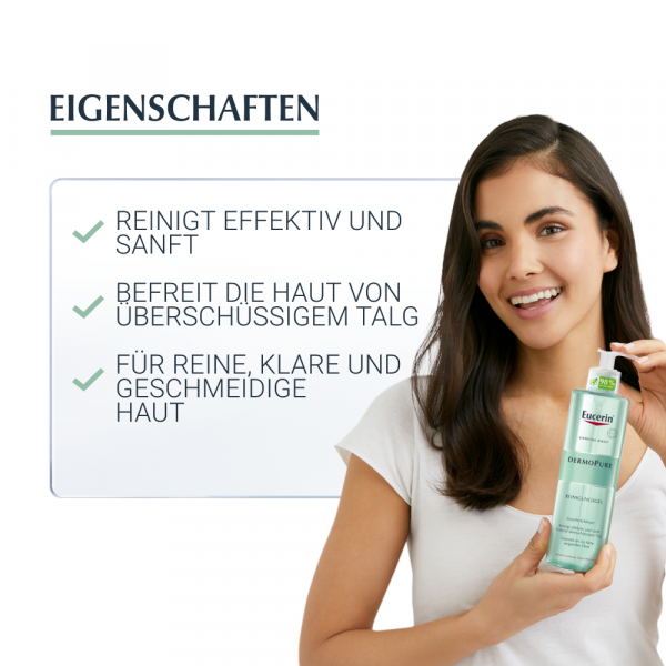 bodyguardapotheke EUCERIN DermoPure Reinigungsgel Fabrik Onlineshop