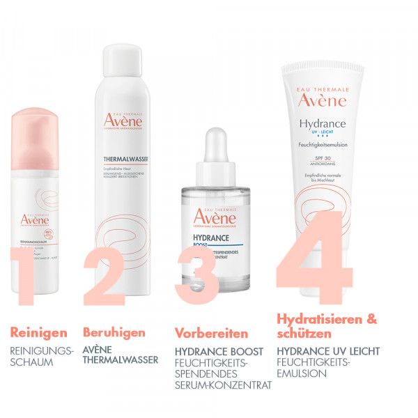 bodyguardapotheke Avène Hydrance reichhaltige UV Feuchtigkeitscreme SPF 30 zur intensiven und langanhaltenden Feuchtigkeitsversorgung der Haut Sonderangebot