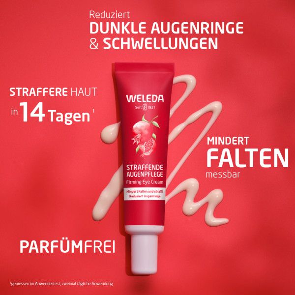 bodyguardapotheke Weleda Straffende Augenpflege Granatapfel & Maca-Peptide Jubiläumsangebot