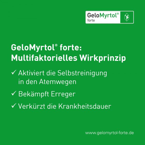 bodyguardapotheke GeloMyrtol forte bei Sinusitis und Bronchitis mit Husten & Schnupfen Bestseller