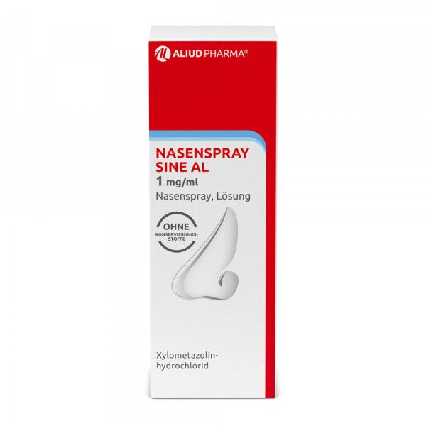 bodyguardapotheke Nasenspray sine AL 1 mg / ml bei Schnupfen Riesige Ersparnisse