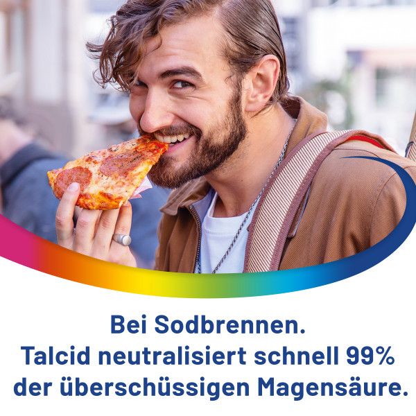 bodyguardapotheke TALCID Kautabletten schnell gegen Sodbrennen Kostenlose Rückgabe