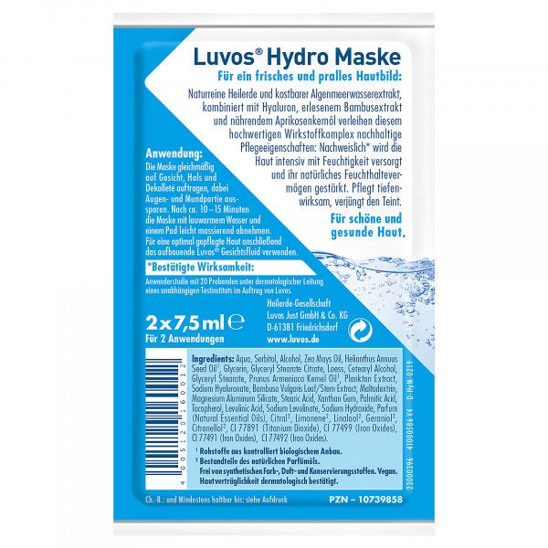 bodyguardapotheke LUVOS Heilerde Hydro Maske Naturkosmetik Letzte 3 Tage