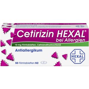 bodyguardapotheke CETIRIZIN HEXAL Filmtabletten bei Allergien Letzter Tag