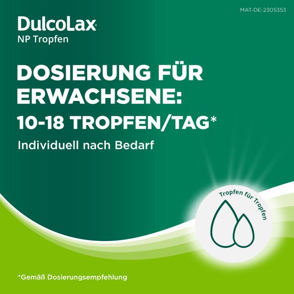 bodyguardapotheke Dulcolax NP Tropfen mit Natriumpicosulfat bei Verstopfung Nur für heute