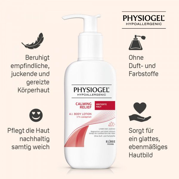 bodyguardapotheke PHYSIOGEL Calming Relief A.I.Bodylotion Sonderangebot der Fabrik