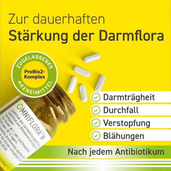 bodyguardapotheke Omniflora® N – Probiotika Kapseln für die Darmflora Discount Store für neue Produkte