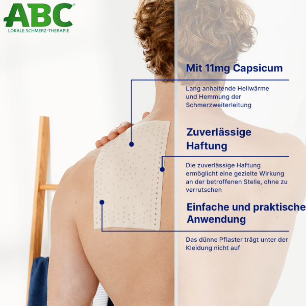 bodyguardapotheke ABC Wärme-Pflaster Capsicum Hansaplast med 14x22 Clearance-Verkauf