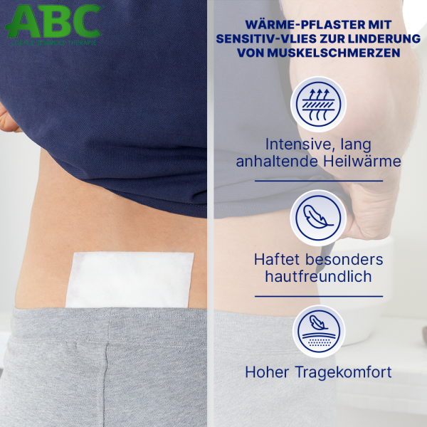 bodyguardapotheke ABC Wärme-Pflaster sensitive Hansaplast med 10x14 Fabrikladen