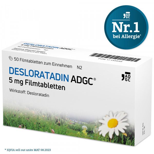 bodyguardapotheke DESLORATADIN ADGC 5 mg Filmtabletten Fabrikverkauf