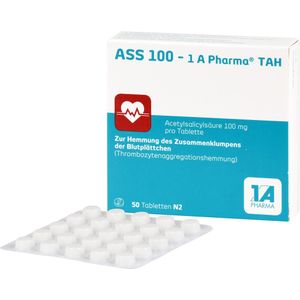 bodyguardapotheke ASS 100-1A Pharma TAH Tabletten Versandkostenfrei