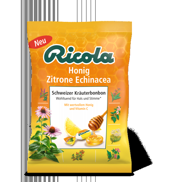 bodyguardapotheke RICOLA m.Z.Beutel Echinacea Honig Zitrone Bonbons Großer Ausverkauf