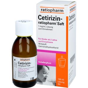bodyguardapotheke CETIRIZIN-ratiopharm Saft Begrenztes Angebot
