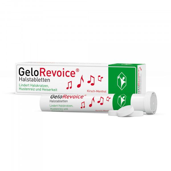bodyguardapotheke GeloRevoice Halstabletten Kirsch-Menthol bei Heiserkeit & Stimmverlust Vatertagsangebot