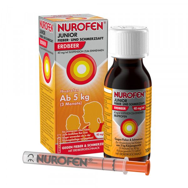 bodyguardapotheke NUROFEN Junior Fieber-u.Schmerzsaft Erdbe.40 mg/ml Jubiläumsangebot