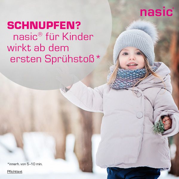 bodyguardapotheke NASIC für Kinder Nasenspray abschwellendes Schnupfenspray mit Xylometazolin & Dexpanthenol Neueste Mode
