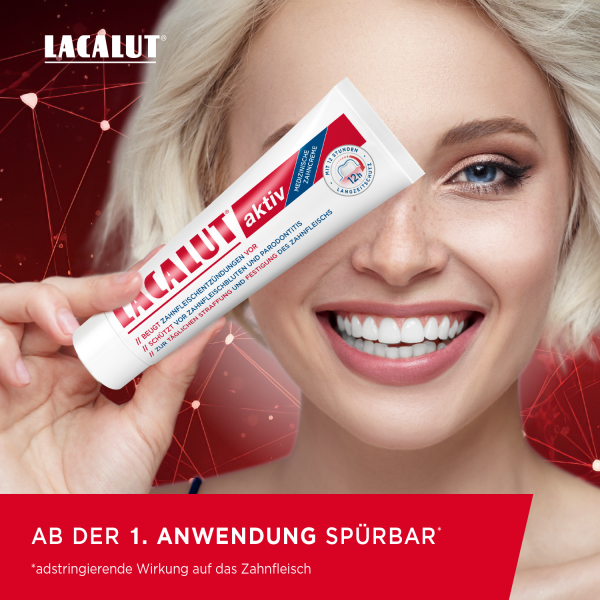 bodyguardapotheke LACALUT aktiv Zahncreme Kostenlose Rückgabe