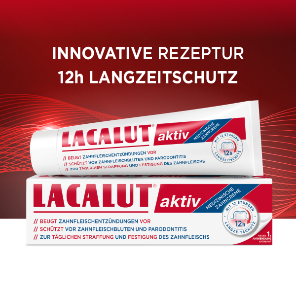 bodyguardapotheke LACALUT aktiv Zahncreme Kostenlose Rückgabe