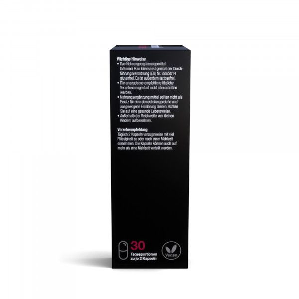 bodyguardapotheke ORTHOMOL Hair intense Kapseln Nur für heute