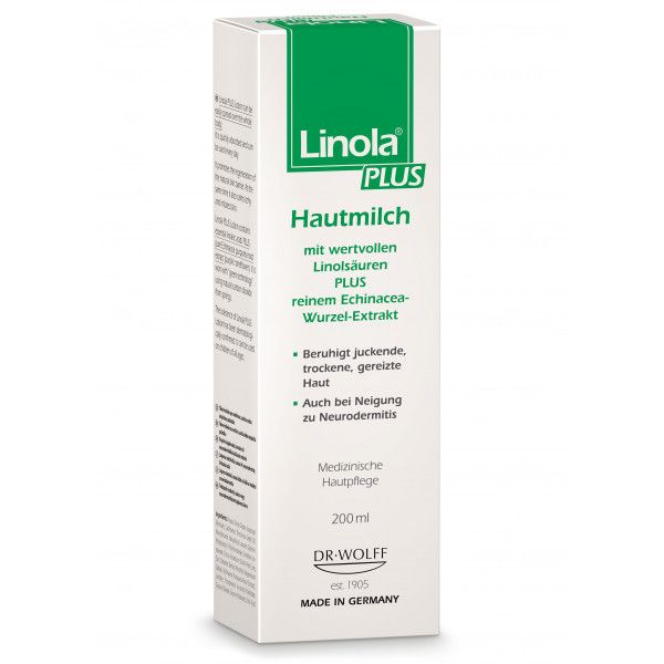 bodyguardapotheke LINOLA plus Hautmilch Fabrik Onlineshop