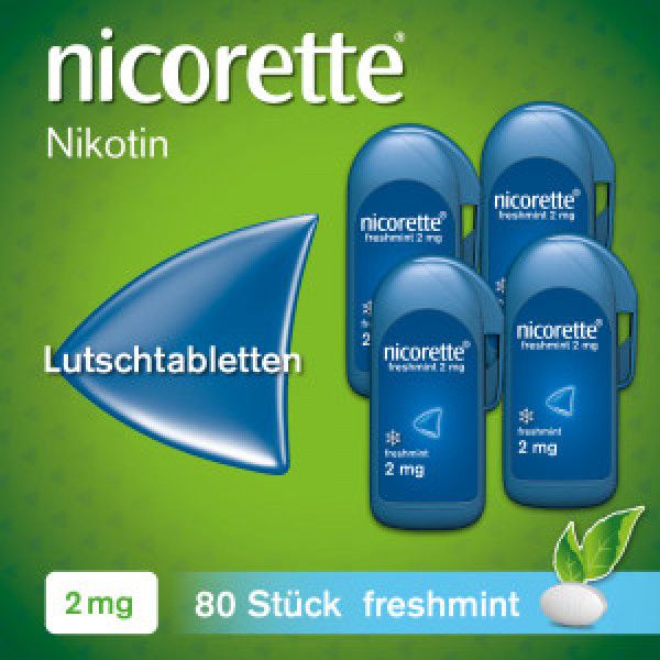 bodyguardapotheke NICORETTE freshmint 2 mg Lutschtabletten gepresst Exklusivangebot