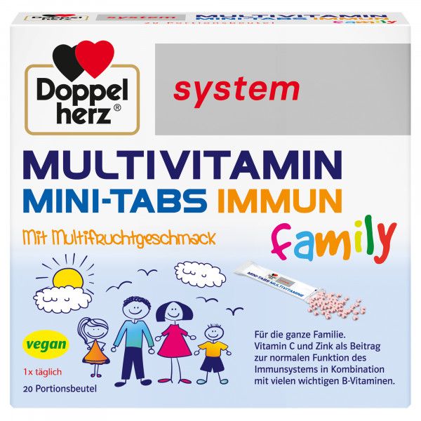bodyguardapotheke DOPPELHERZ Multivitamin Mini-Tabs family system Muttertagsangebot