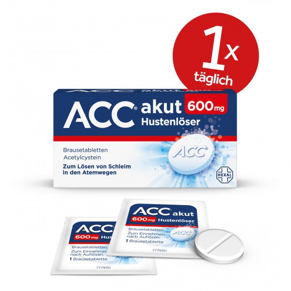 bodyguardapotheke ACC akut 600 Brausetabletten zum Lösen von Schleim in den Atemwegen Vatertagsangebot