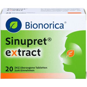 bodyguardapotheke SINUPRET extract überzogene Tabletten bei akuten unkomplizierten Entzündungen der Nasennebenhöhlen Jubiläumsangebot
