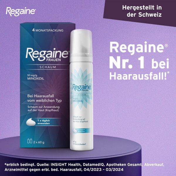 bodyguardapotheke REGAINE Frauen Schaum 50 mg/g bei Haarausfall vom weiblichen Typ Saisonale Angebote