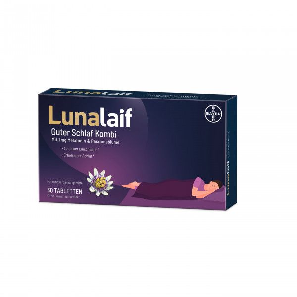 bodyguardapotheke LUNALAIF Guter Schlaf Kombi Tabletten Sonderangebot der Fabrik