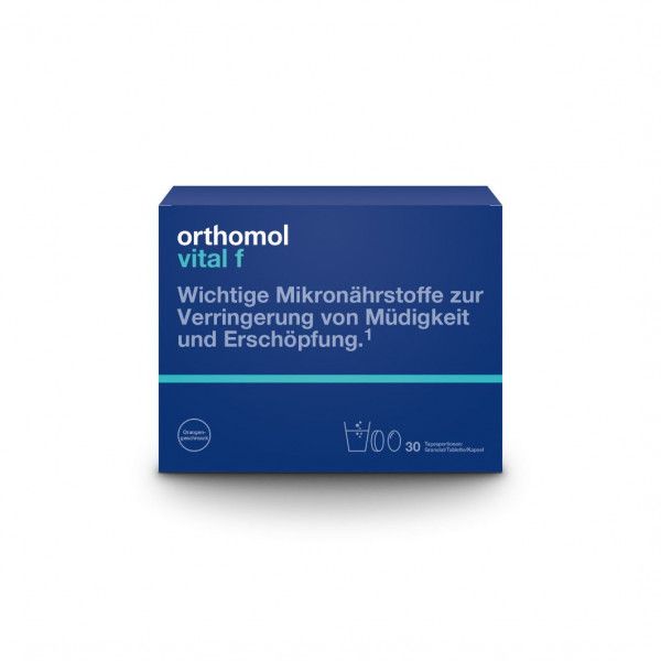 bodyguardapotheke ORTHOMOL Vital F 30 Tagesportionen Granulat Tablette Kapsel Kostenloser Versand international