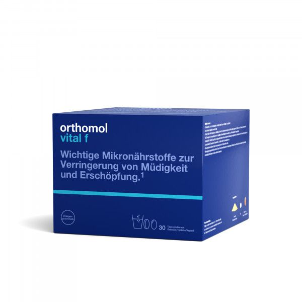 bodyguardapotheke ORTHOMOL Vital F 30 Tagesportionen Granulat Tablette Kapsel Kostenloser Versand international