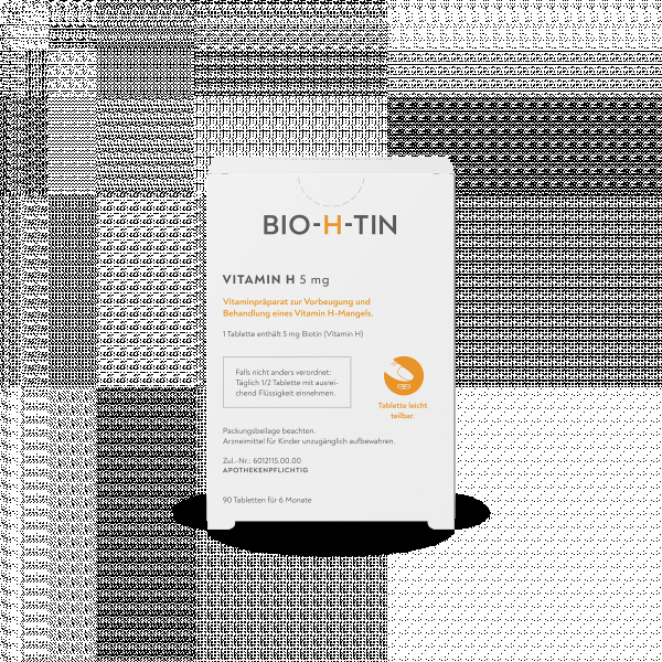 bodyguardapotheke BIO-H-TIN Vitamin H 5 mg für 6 Monate Tabletten Begrenzt auf 3 Tage