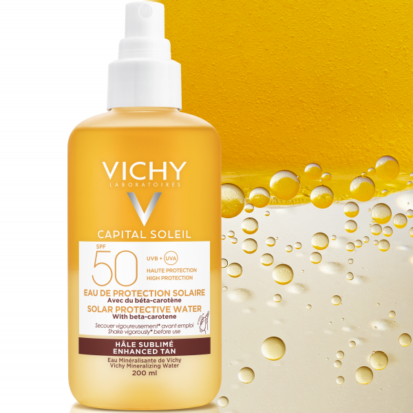 bodyguardapotheke VICHY CAPITAL Soleil Sonnenspray braun LSF 50 im Angebot